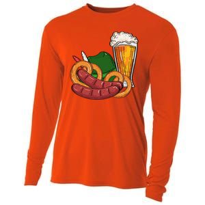 Oktoberfest Beer Food Festive Cooling Performance Long Sleeve Crew