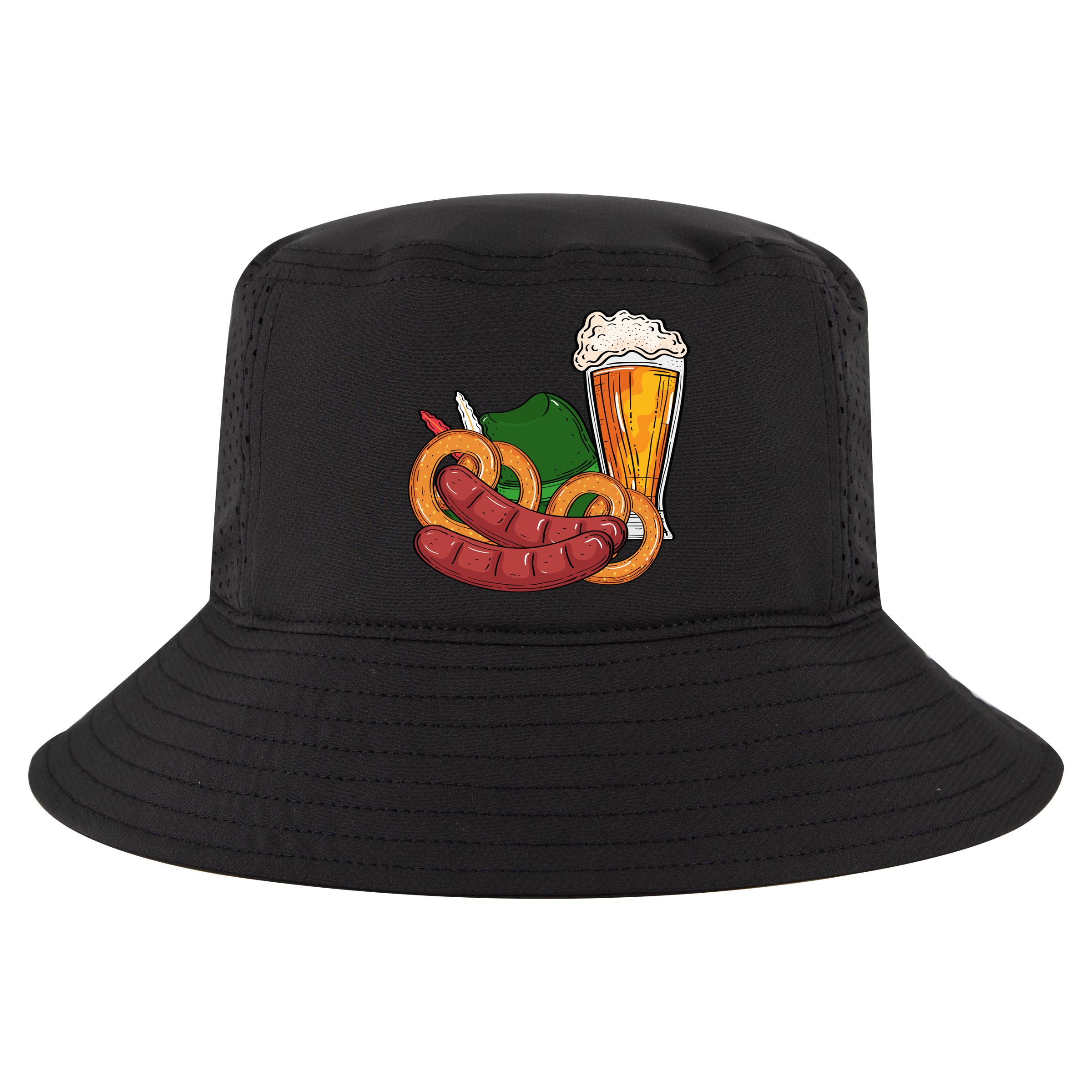 Oktoberfest Beer Food Festive Cool Comfort Performance Bucket Hat