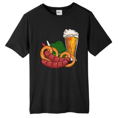 Oktoberfest Beer Food Festive Tall Fusion ChromaSoft Performance T-Shirt