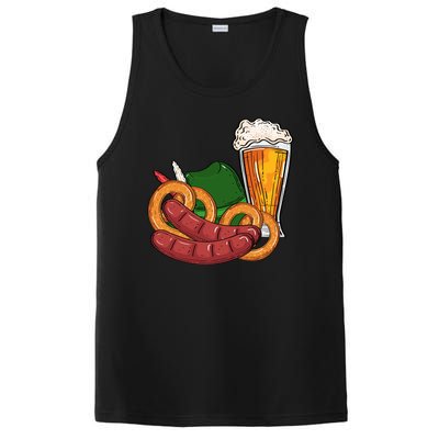 Oktoberfest Beer Food Festive PosiCharge Competitor Tank