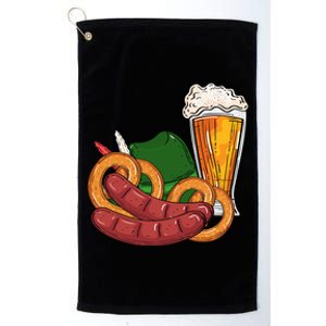 Oktoberfest Beer Food Festive Platinum Collection Golf Towel