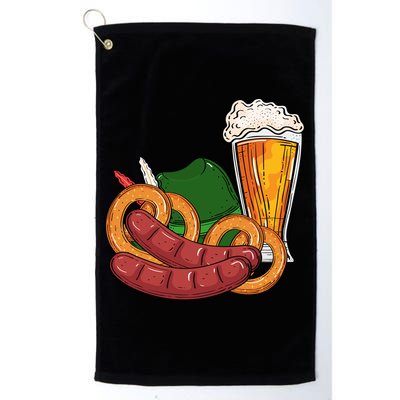 Oktoberfest Beer Food Festive Golf Towel