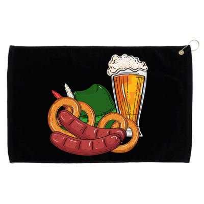 Oktoberfest Beer Food Festive Grommeted Golf Towel