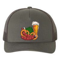 Oktoberfest Beer Food Festive Yupoong Adult 5-Panel Trucker Hat