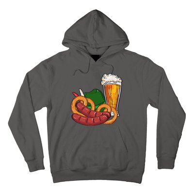 Oktoberfest Beer Food Festive Hoodie