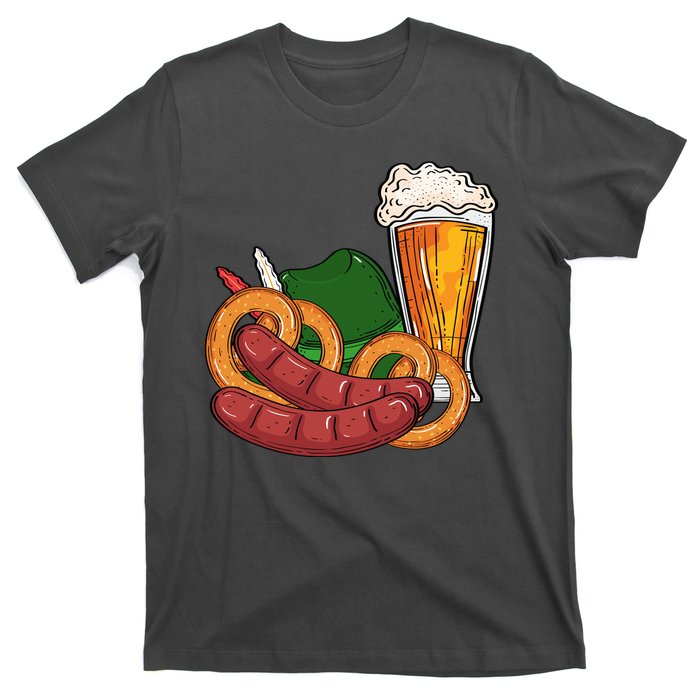 Oktoberfest Beer Food Festive T-Shirt