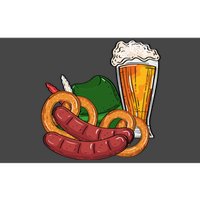 Oktoberfest Beer Food Festive Bumper Sticker