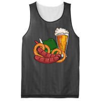 Oktoberfest Beer Food Festive Mesh Reversible Basketball Jersey Tank