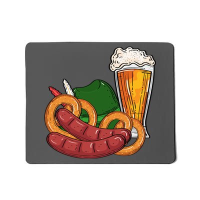 Oktoberfest Beer Food Festive Mousepad