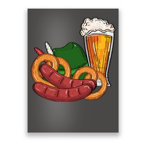 Oktoberfest Beer Food Festive Poster