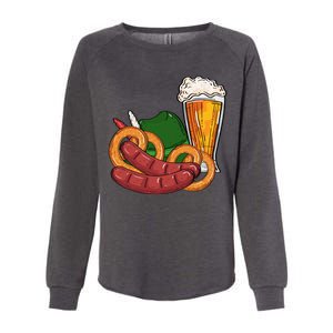 Oktoberfest Beer Food Festive Womens California Wash Sweatshirt