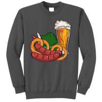 Oktoberfest Beer Food Festive Tall Sweatshirt