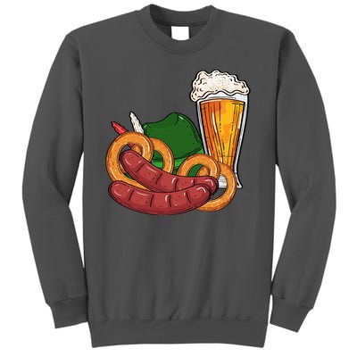 Oktoberfest Beer Food Festive Tall Sweatshirt