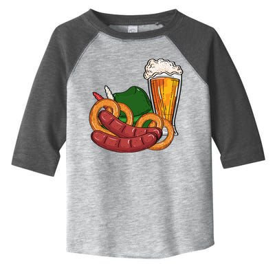 Oktoberfest Beer Food Festive Toddler Fine Jersey T-Shirt