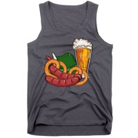 Oktoberfest Beer Food Festive Tank Top