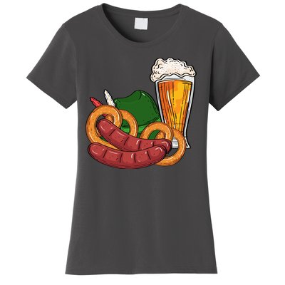 Oktoberfest Beer Food Festive Women's T-Shirt