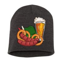 Oktoberfest Beer Food Festive Short Acrylic Beanie