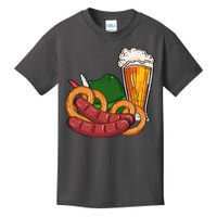 Oktoberfest Beer Food Festive Kids T-Shirt