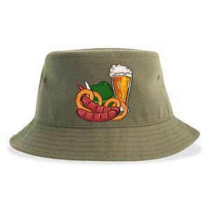 Oktoberfest Beer Food Festive Sustainable Bucket Hat