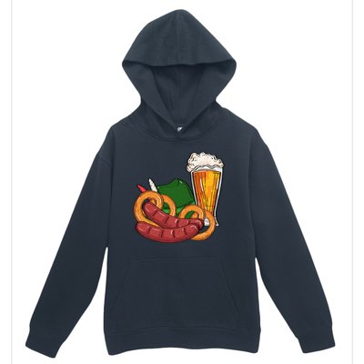 Oktoberfest Beer Food Festive Urban Pullover Hoodie