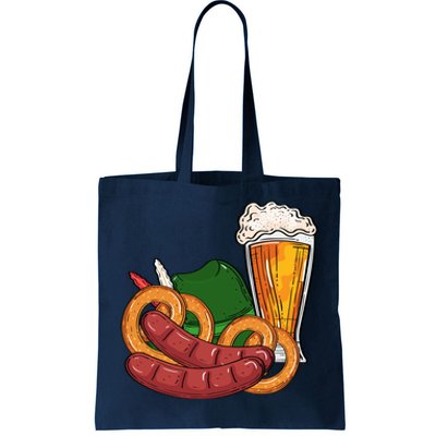 Oktoberfest Beer Food Festive Tote Bag