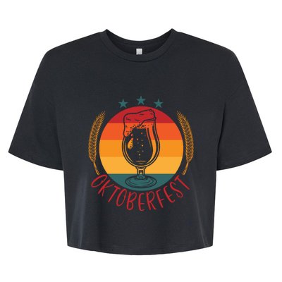 Oktoberfest Beer Festival Bella+Canvas Jersey Crop Tee