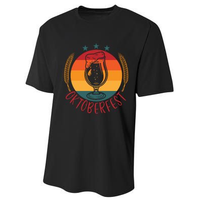 Oktoberfest Beer Festival Performance Sprint T-Shirt