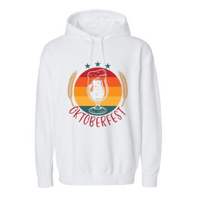 Oktoberfest Beer Festival Garment-Dyed Fleece Hoodie