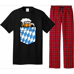 Oktoberfest Bavaria Flag Pocket Fun German Costume Pajama Set