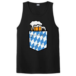 Oktoberfest Bavaria Flag Pocket Fun German Costume PosiCharge Competitor Tank