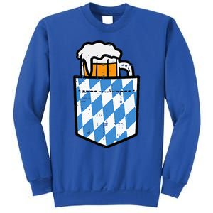 Oktoberfest Bavaria Flag Pocket Fun German Costume Sweatshirt