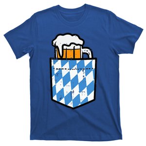 Oktoberfest Bavaria Flag Pocket Fun German Costume T-Shirt