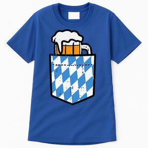 Oktoberfest Bavaria Flag Pocket Fun German Costume Tall T-Shirt