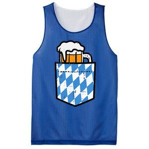 Oktoberfest Bavaria Flag Pocket Fun German Costume Mesh Reversible Basketball Jersey Tank