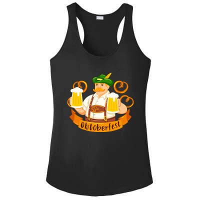 Oktoberfest Beer Festival Ladies PosiCharge Competitor Racerback Tank