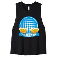 Oktoberfest Beer Festival Women's Racerback Cropped Tank