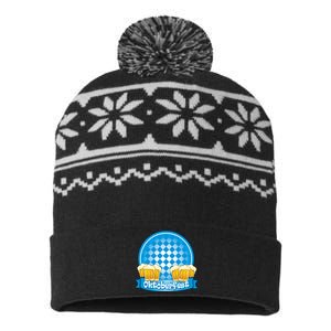 Oktoberfest Beer Festival USA-Made Snowflake Beanie