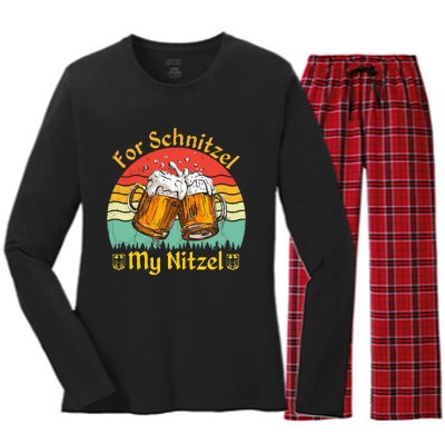 Oktoberfest Beer Festival Women's Long Sleeve Flannel Pajama Set 