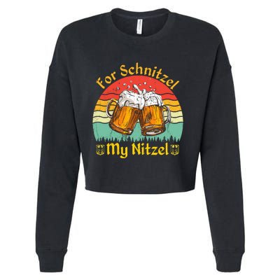 Oktoberfest Beer Festival Cropped Pullover Crew