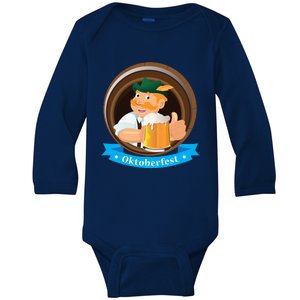 Oktoberfest Beer Festival Baby Long Sleeve Bodysuit