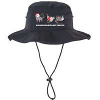 Overstimulated But Festive Possum Christmas Bucket Hat
