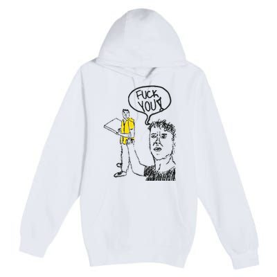 One Bite Fuck You Dragon Premium Pullover Hoodie