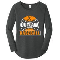 Outlaw Baseball Gift For Sport Team Women's Perfect Tri Tunic Long Sleeve Shirt