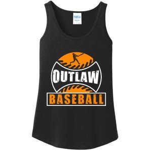 Outlaw Baseball Gift For Sport Team Ladies Essential Tank