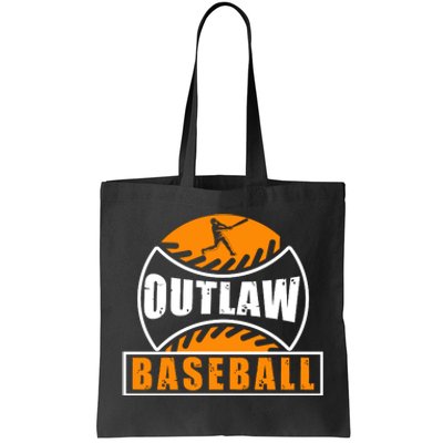 Outlaw Baseball Gift For Sport Team Tote Bag