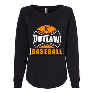 Outlaw Baseball Gift For Sport Team Womens California Wash Sweatshirt