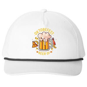 Oktoberfest Beer German Snapback Five-Panel Rope Hat