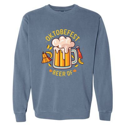 Oktoberfest Beer German Garment-Dyed Sweatshirt