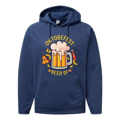 Oktoberfest Beer German Performance Fleece Hoodie