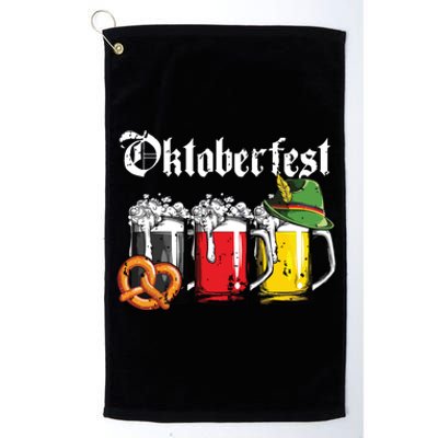 Oktoberfest Beer German Flag Drinking Mug Platinum Collection Golf Towel